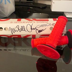 Autographed Oakley B-1B grips